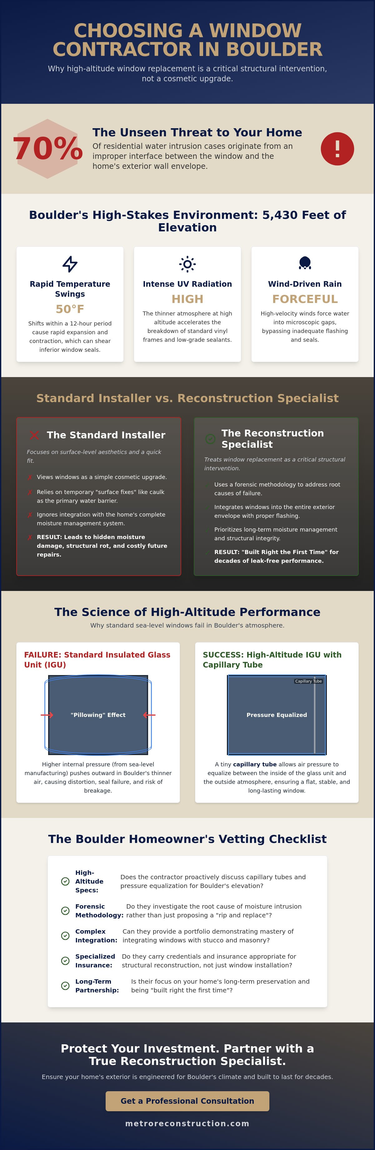 How to Choose a Window Contractor in Boulder: A Forensic Guide to Quality