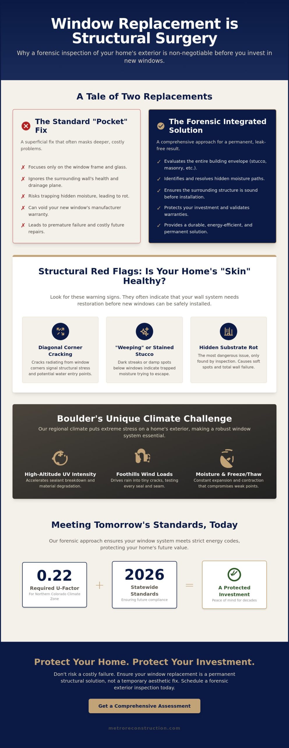 Exterior Home Inspection Before Window Replacement in Boulder: A 2026 Guide