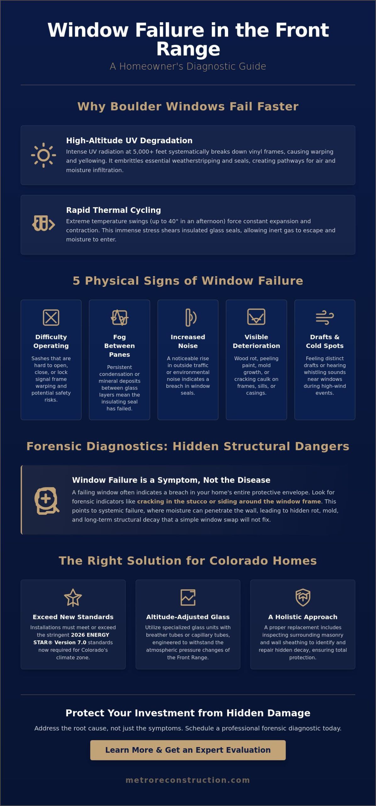 10 Signs You Need New Windows for Your Boulder Home: A 2026 Structural Guide