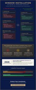 DIY vs Professional Window Installation Cost: A 2026 Financial and Structural Analysis