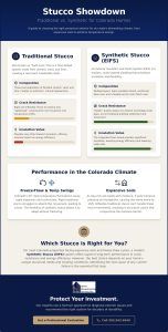 Synthetic Stucco vs. Traditional Stucco: Choosing the Right Exterior for Colorado Homes