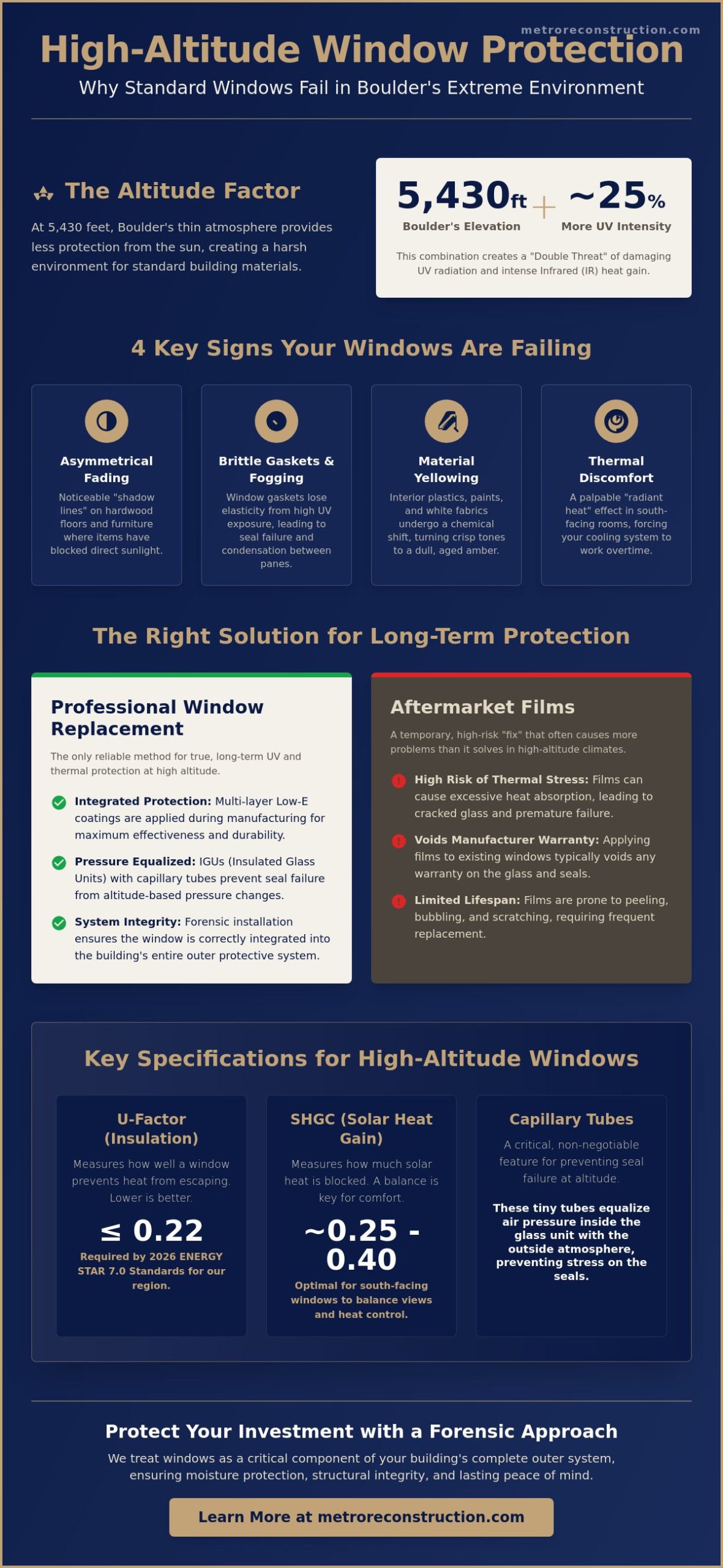 UV Protection Windows for Homes in Boulder: A 2026 High-Altitude Guide