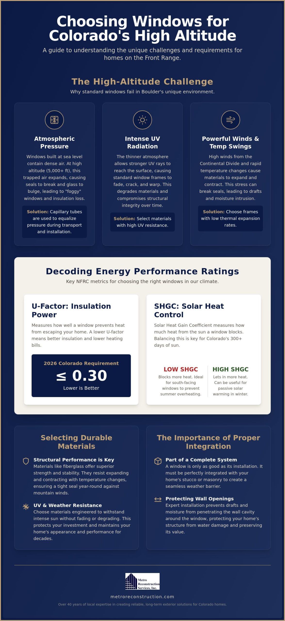 Energy Efficient Windows in Boulder CO A 2026 Structural Guide - Infographic | Colorado's Reconstrction & Remodel Experts Energy Efficient Windows in Boulder, CO: A 2026 Structural Guide