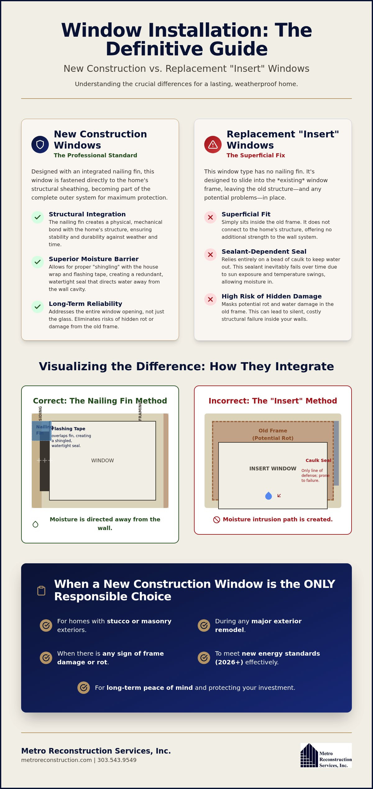 Nailing Fin vs. Replacement Windows: Denver Home Guide