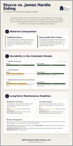 Stucco vs. Hardie Siding: A 2026 Comparison for Colorado Homeowners