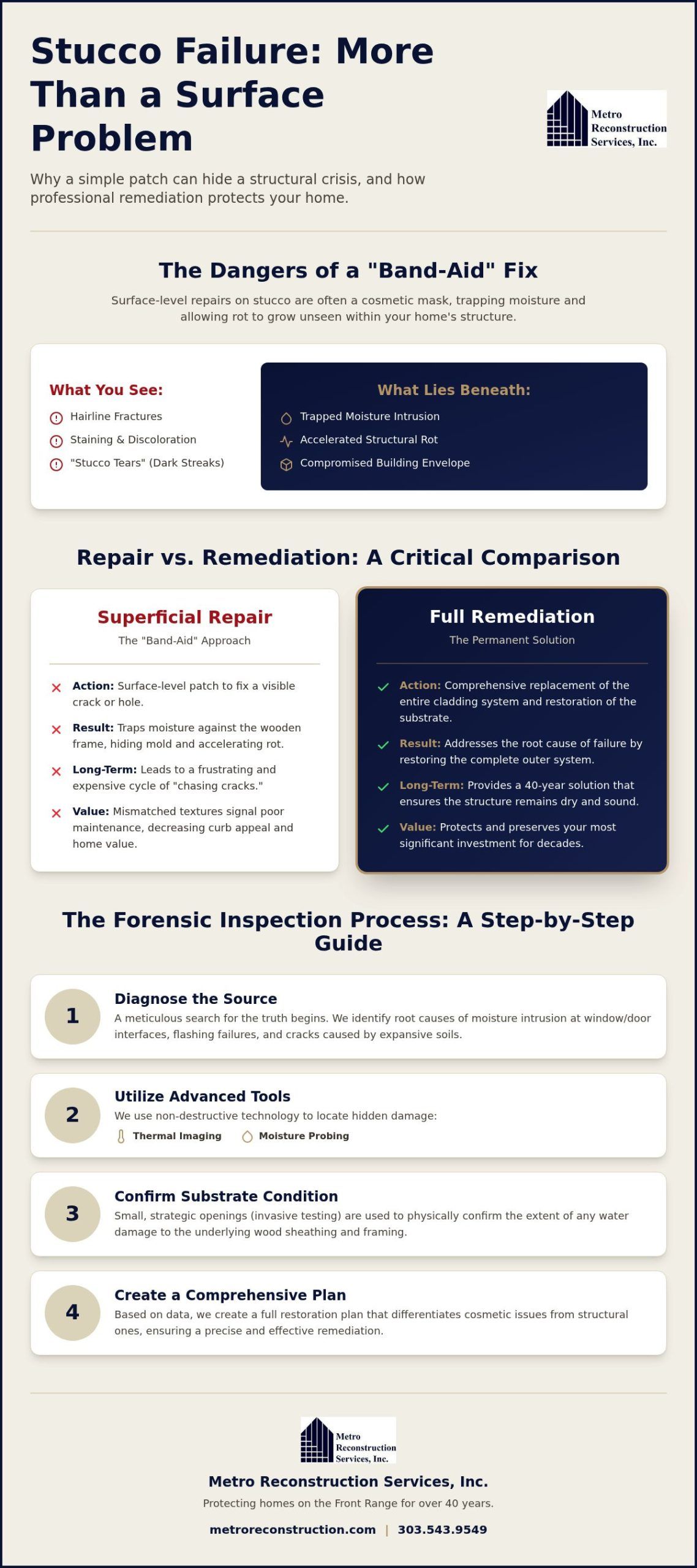 The Comprehensive Stucco Remediation Process: A Forensic Approach to Home Preservation