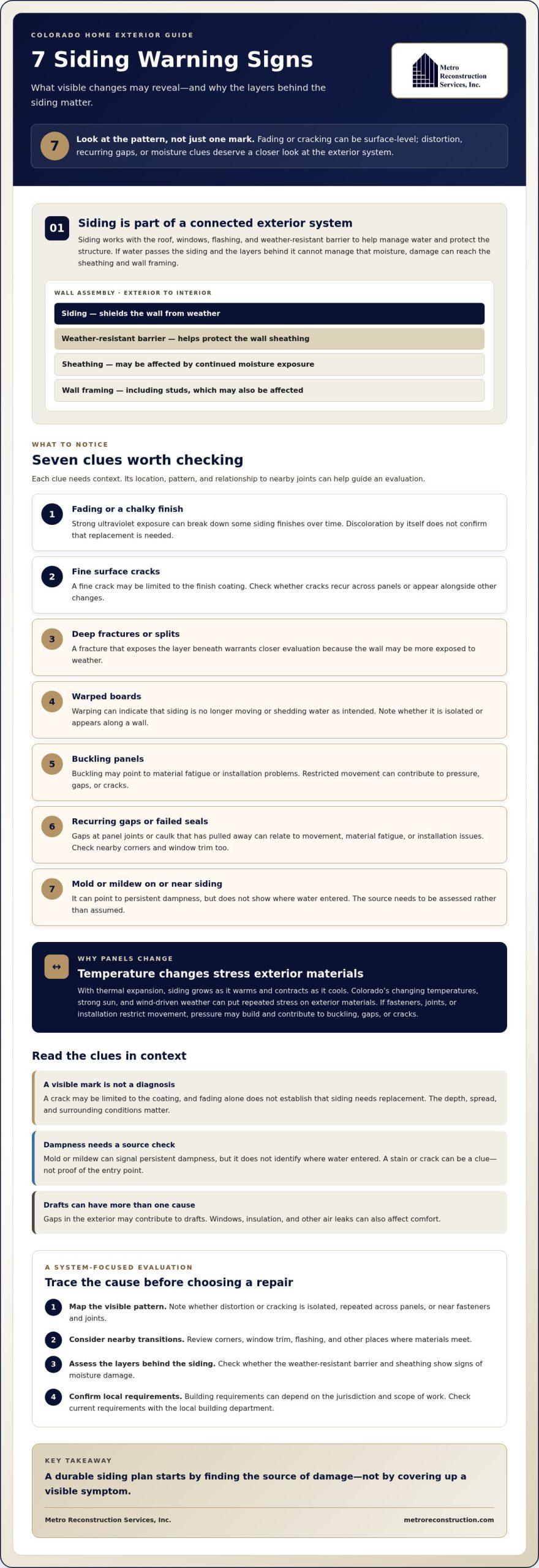7 Signs You Need Siding Replacement: A Forensic Evaluation for Colorado Homeowners