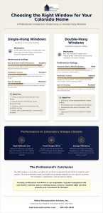 Single vs. Double Hung Windows: 2026 Colorado Property Owner&rsquo;s Guide