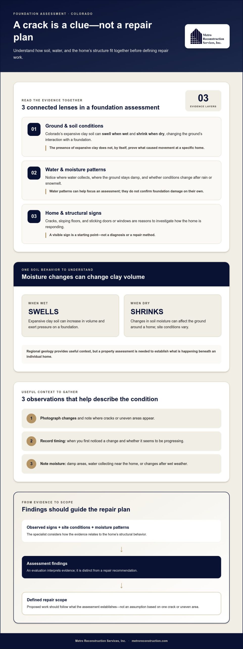 Foundation Specialists Near Me: A Colorado Homeowner&rsquo;s Guide